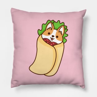 Burrito Corgi Pillow