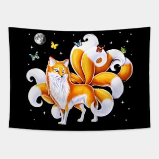 Japanese Kitsune Fox Tapestry