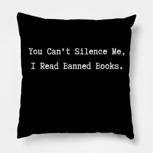 I read banned books T Shirt  readers reading gift Pillow