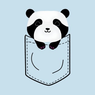 Panda in pocket T-Shirt