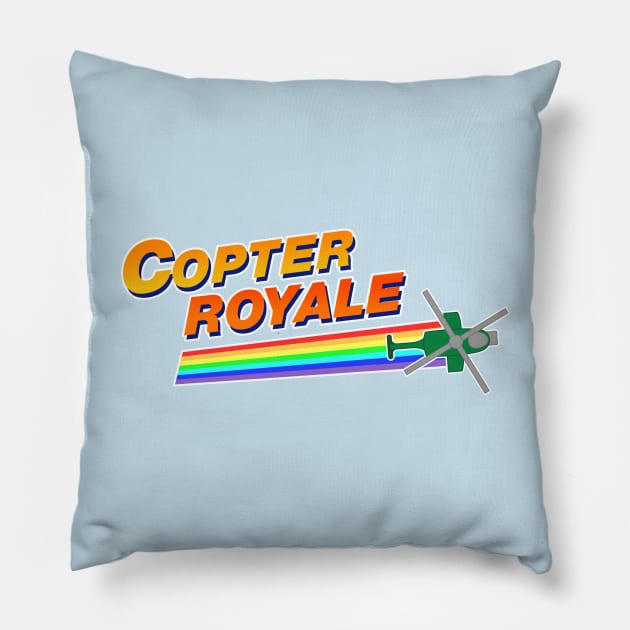 Copter Royale Pillow by Coolmath Games