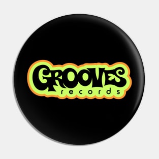 70's Grooves Records Logo Pin