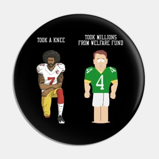 Colin Kaepernick & Brett Favre SouthPark Pin