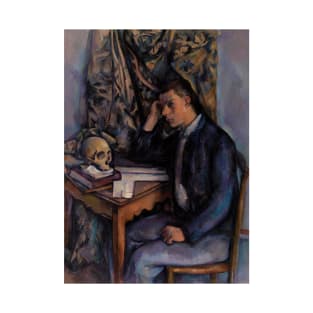 Young Man and Skull by Paul Cezanne T-Shirt