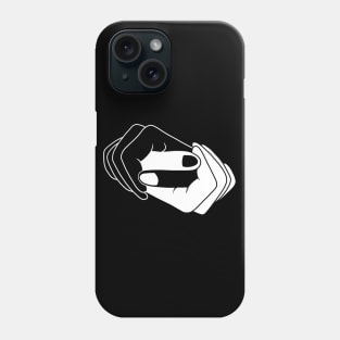 Black and white hands Phone Case