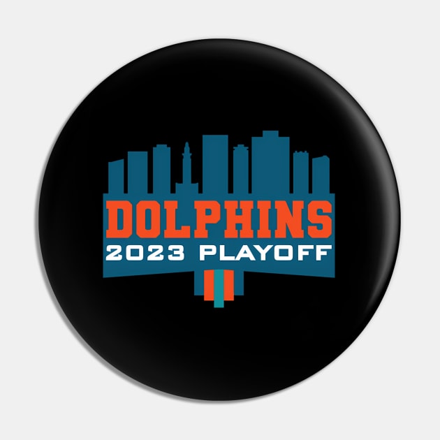 Dolphins 2023 Playoffs Pin by caravalo
