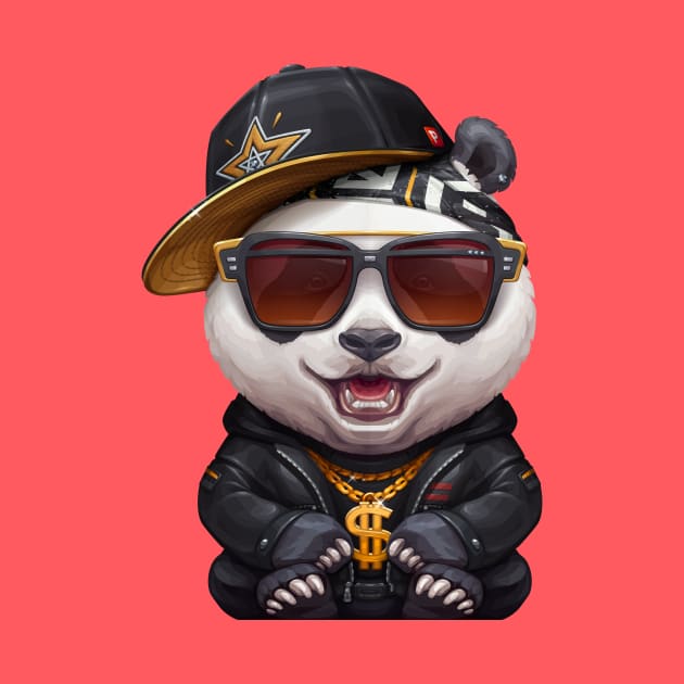 Panda Hip-Hop Super Star by stonemask