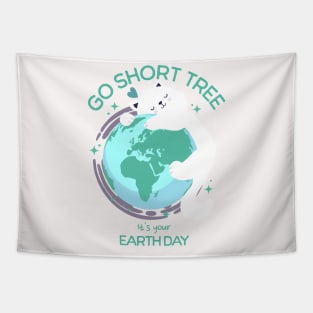 Earth day design Tapestry