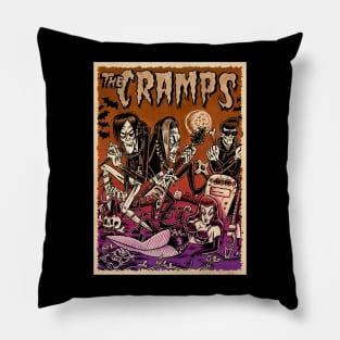 Punk Rock Psychosis The Cramps Voodoo Rhythms Shirt Pillow