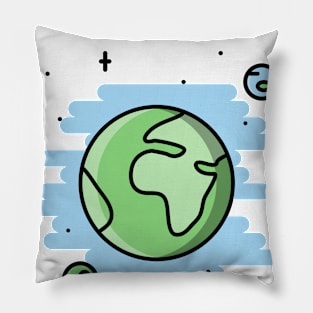 Home sweet home: Earth ! Pillow