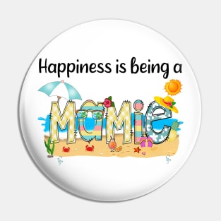 Happiness Is Being A Mamie Summer Beach Happy Mother's Day Pin