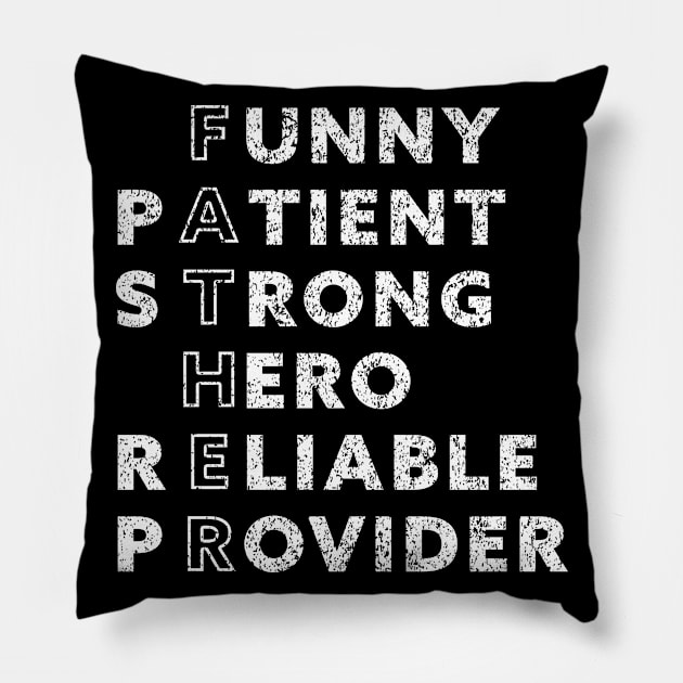 Best Father ever ,fathers day gift Pillow by TATOH