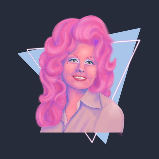 Neon Dolly by Ollie Day Art