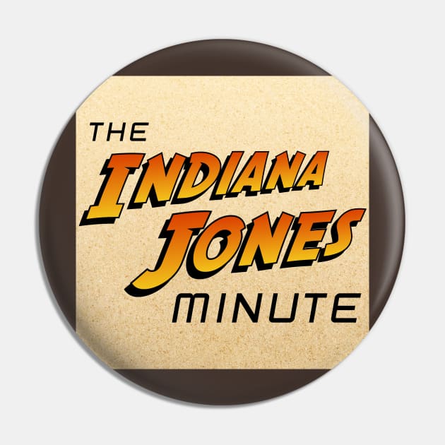 Indiana Jones Minute Logo Square Pin by IndianaJonesMinute