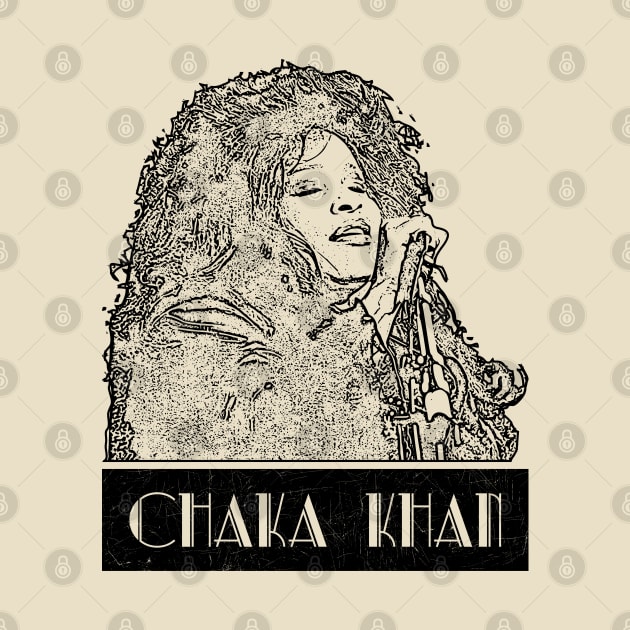 Chaka khan // Black Retro by Degiab