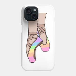 Pastel Rainbow pointe shoes Phone Case