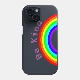 Purple Be Kind Rainbow of Kindness Phone Case