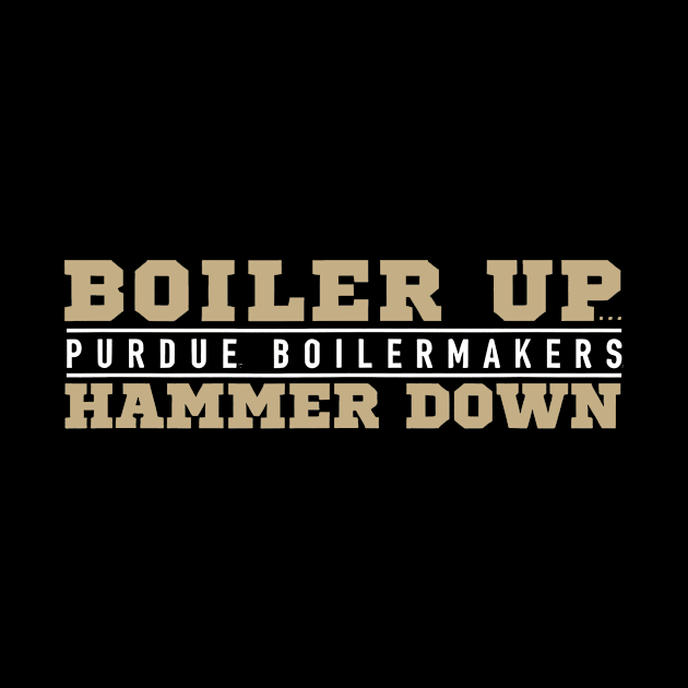 Purdue University Boilermakers Between The Lines by YASSIN DESIGNER