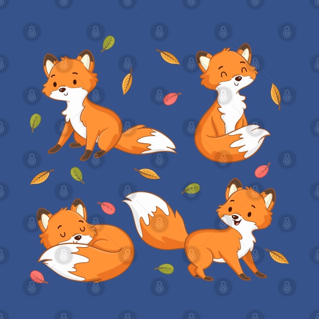 Foxes by Mako Design 