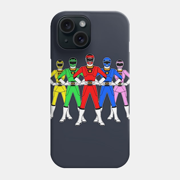 Motor Rangers Phone Case by nickbeta