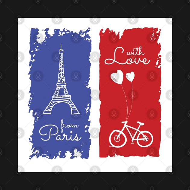 From Paris with love, Poster by BokeeLee