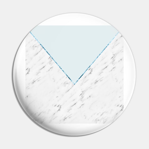 Sky blue geometric marble Pin by marbleco