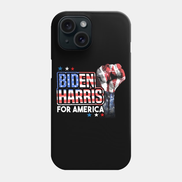 Biden Harris For America Fist Phone Case by dnlribeiro88