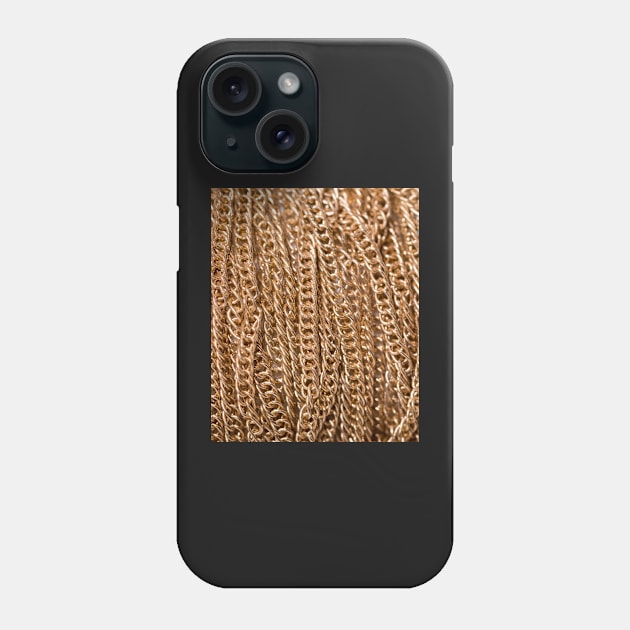 3D Gold Chains design  available on lots of items in the store great clothing design idea. Phone Case by Abstractdiva