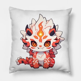 Cute Chibi Pixiu Creature Pillow