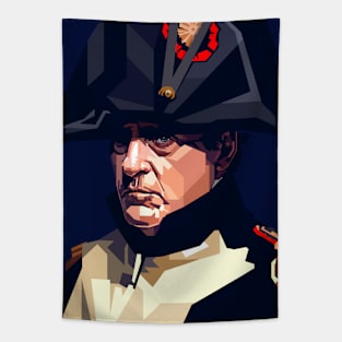 Napoléon Bonaparte Geometric Skin tone Portrait Tapestry