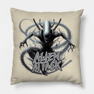 Alien Attack Pillow