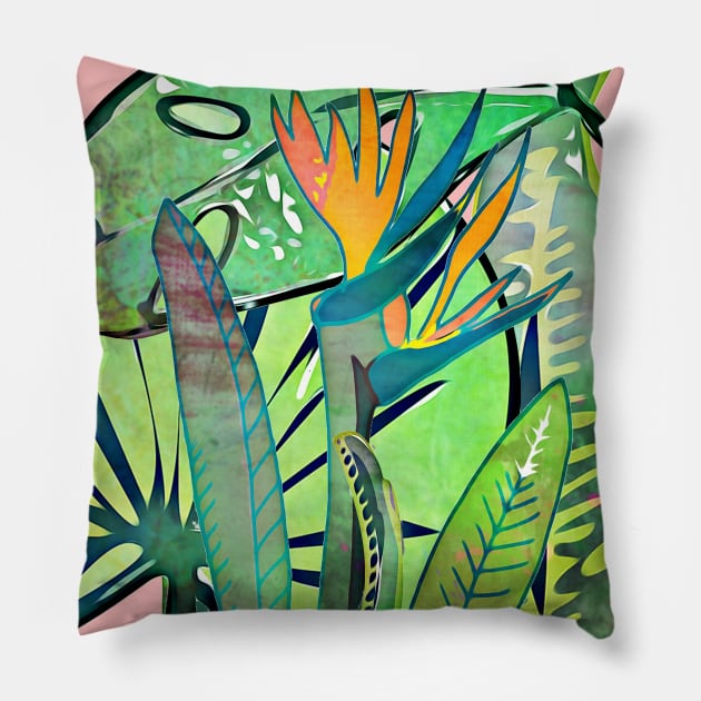 Tropical Paradise Pillow by bruxamagica