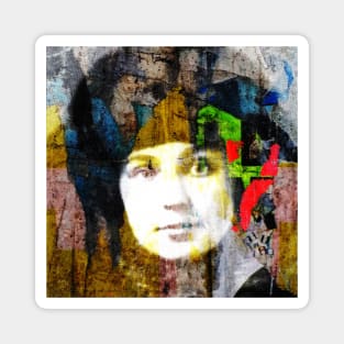 Marina Tsvetaeva Poet Author Portrait Collage Magnet