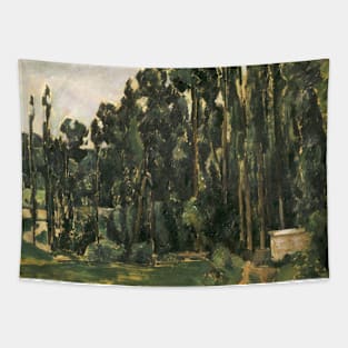 Poplars by Paul Cezanne Tapestry