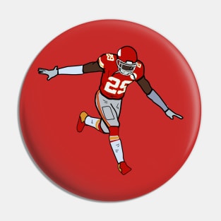 Eric Berry Jet Celebration - Kansas City Chiefs Pin