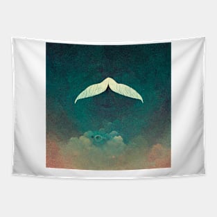 Flying Mustache - AI design Tapestry