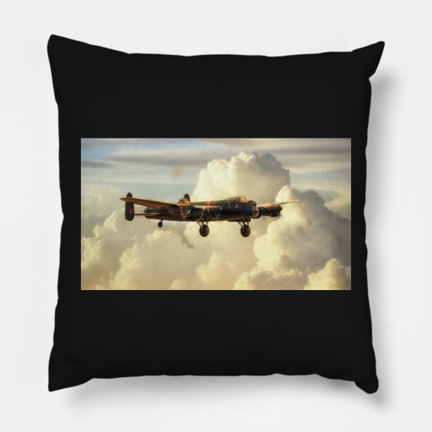 PA474 The City Of lincoln Pillow by aviationart