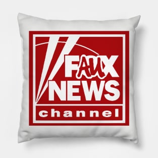 Faux News Logo Pillow