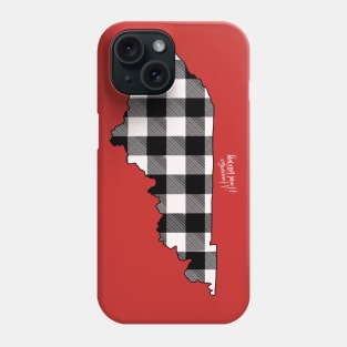 White Buffalo Plaid KY Phone Case