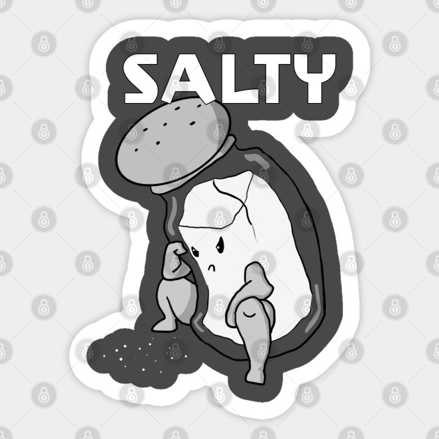 Salty Shaker - Salty - Sticker