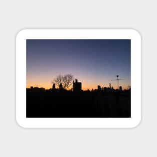 Crown Heights Rooftop Sunset Magnet