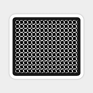 Decorative Black and White Pattern Magnet