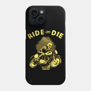 Ride or Die - Vintage Cafe Racer Motorcycles Phone Case