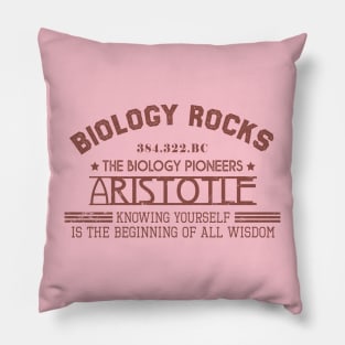 Biology Rocks! Aristotle Pillow