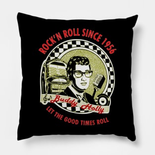 Buddy Holly 3 Pillow