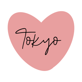 Tokyo Pink Heart T-Shirt