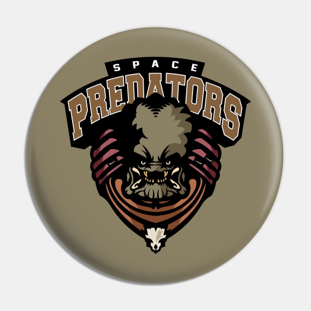 Space Predators Pin by demonigote