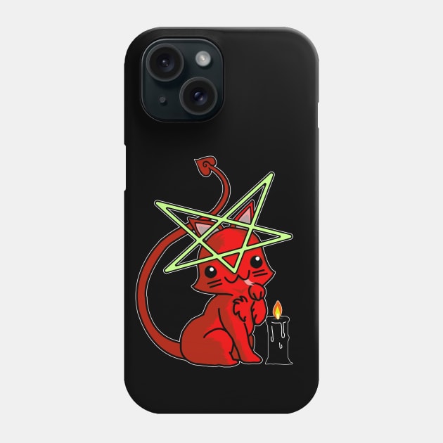 Pentakitty Phone Case by BigHeadofHair