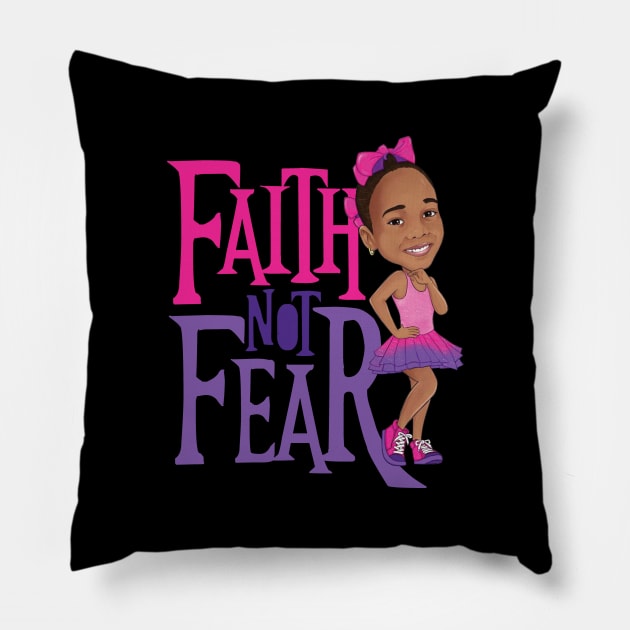 Faith Not Fear Pillow by FaithsCloset