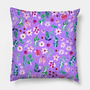 Lovely mixed flower pattern Pillow